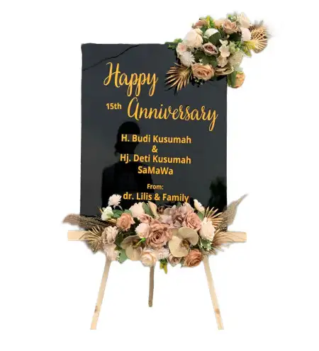 Papan Bunga Akrilik Kayu Aro Barat